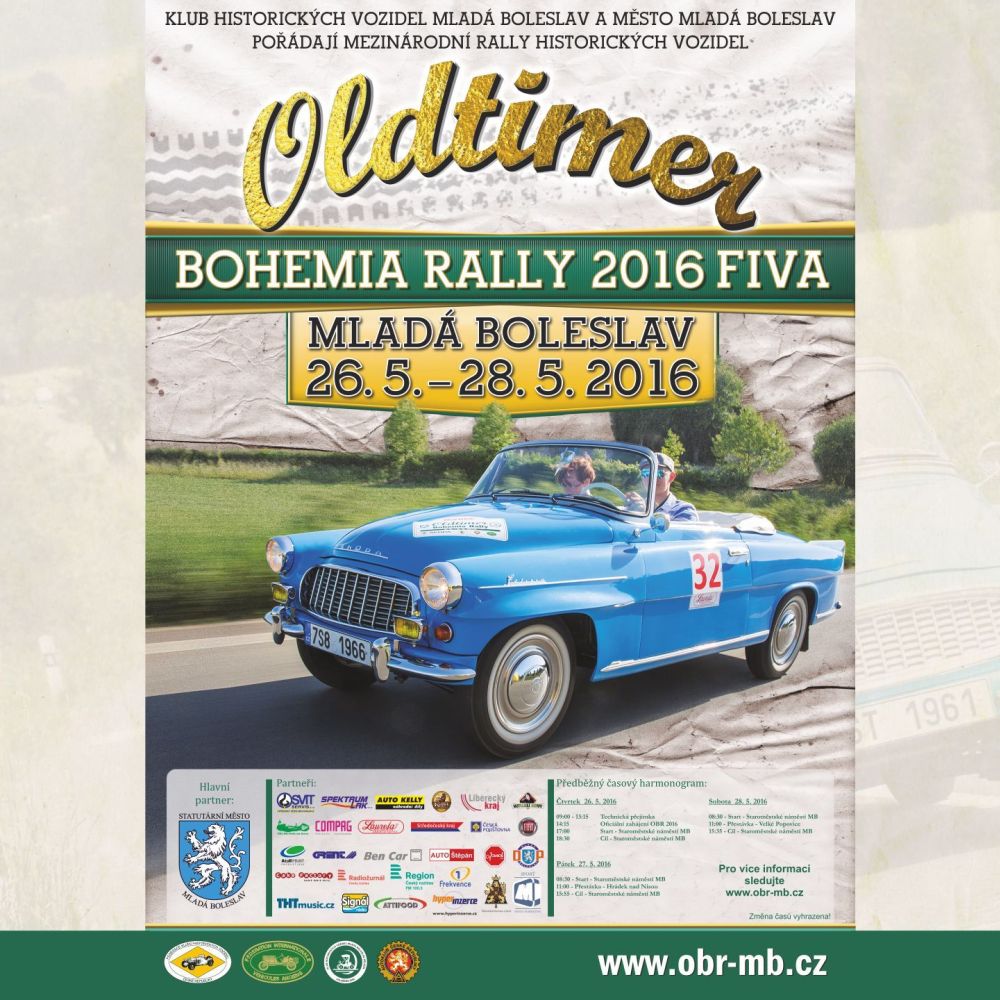 VII. OLDTIMER BOHEMIA RALLY 2016