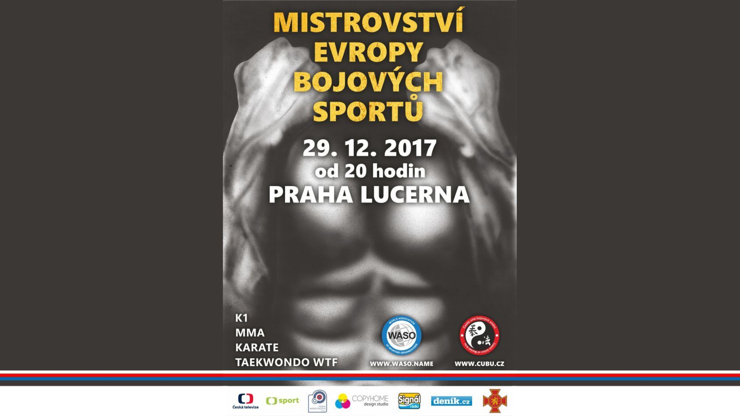 MISTROVSTVÍ EVROPY BOJOVÝCH SPORTŮ 2017