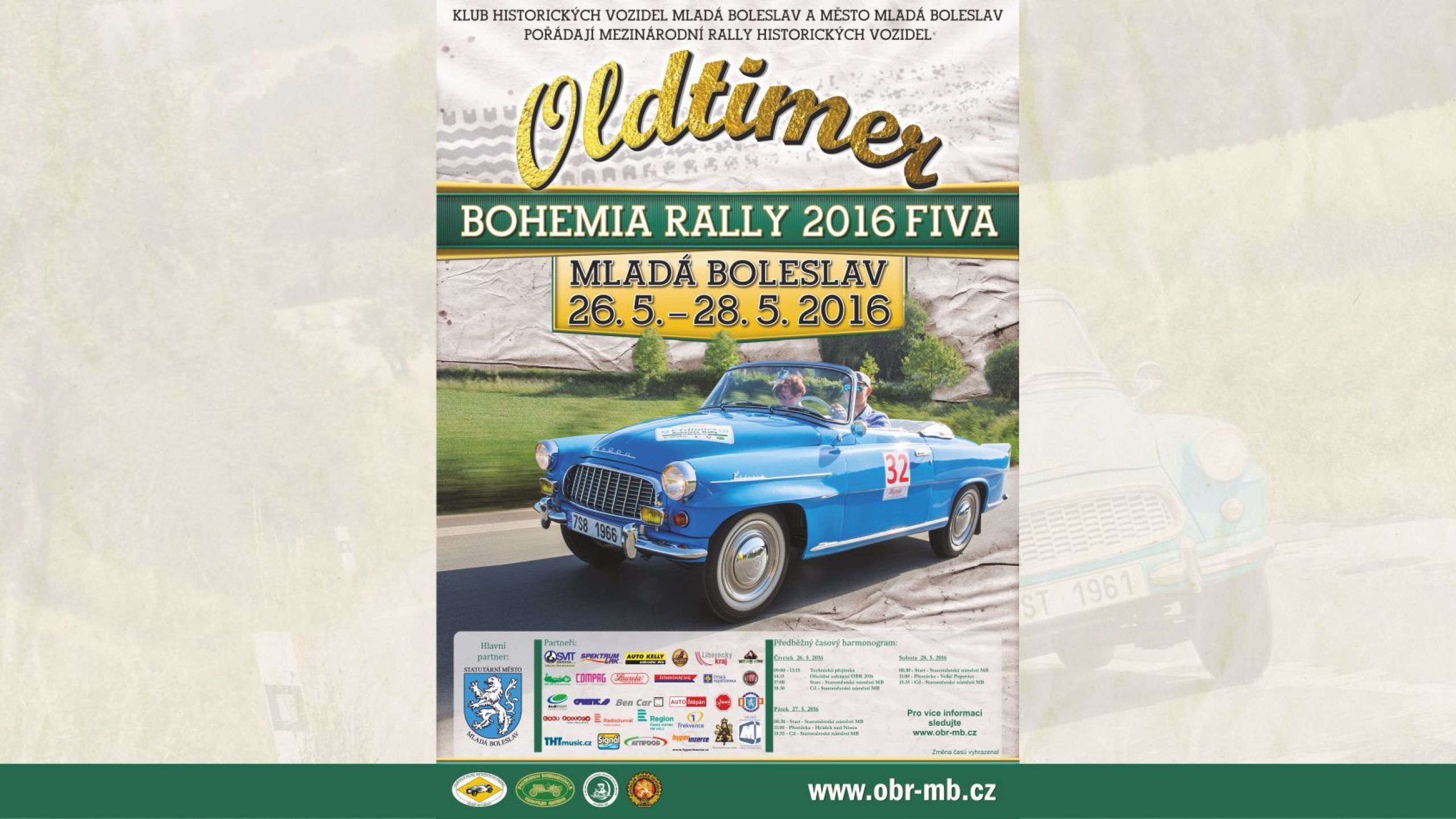 VII. OLDTIMER BOHEMIA RALLY 2016