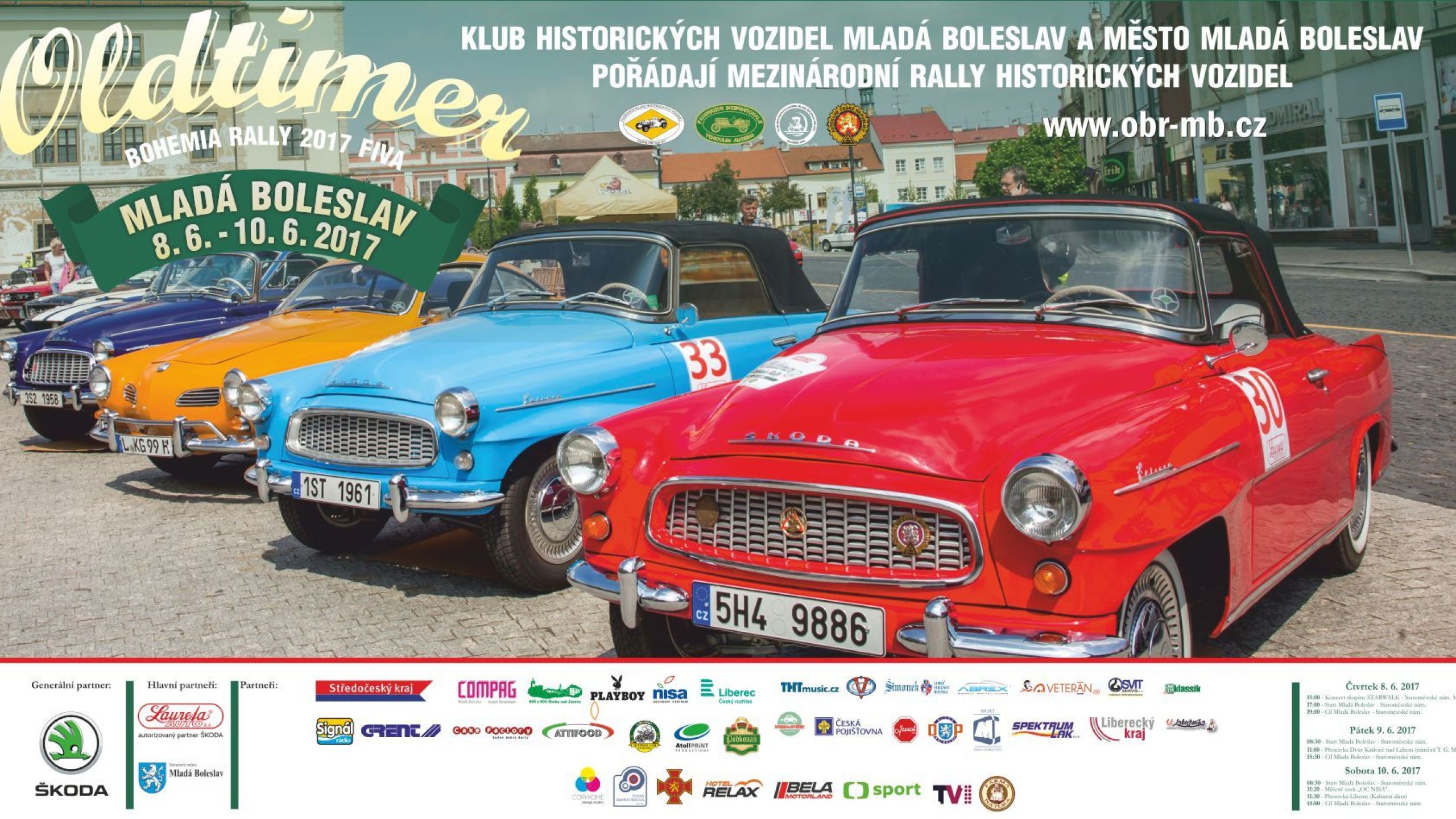 VIII. OLDTIMER BOHEMIA RALLY 2017