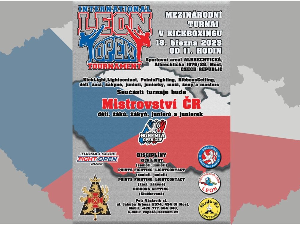 INTERNATIONAL LEON OPEN 2023 - MEZINÁRODNÍ TURNAJ V KICKBOXU