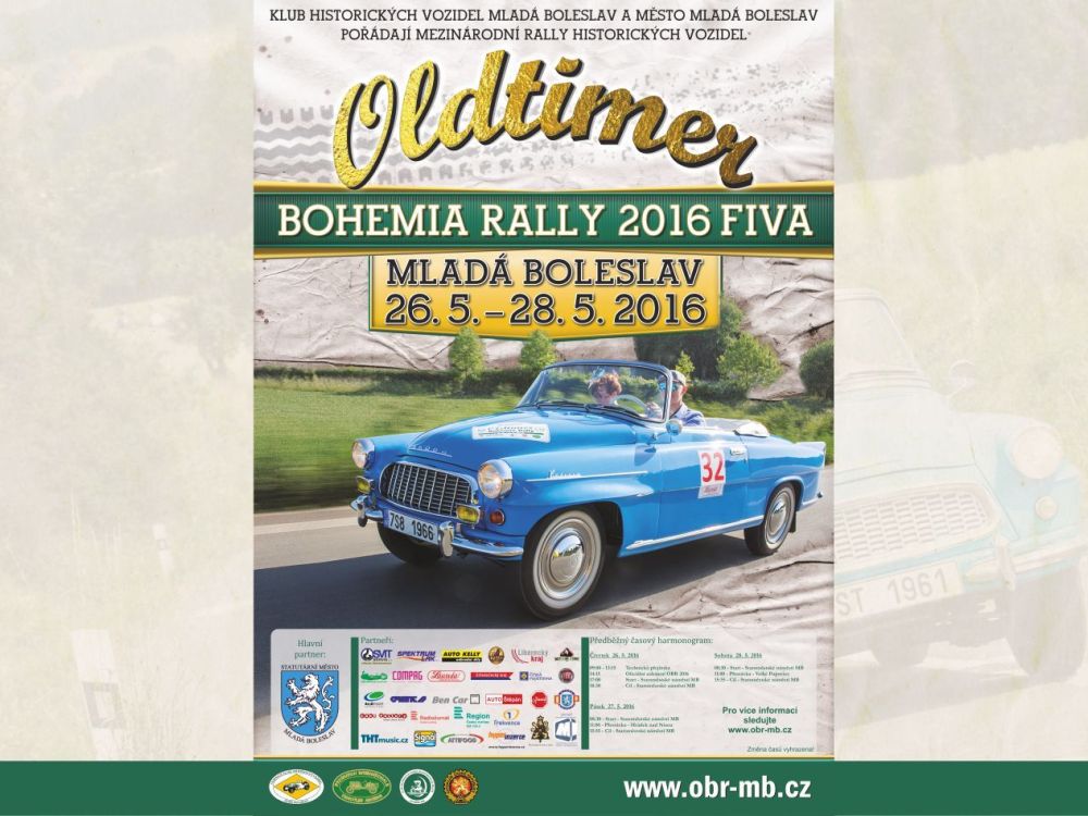 VII. OLDTIMER BOHEMIA RALLY 2016