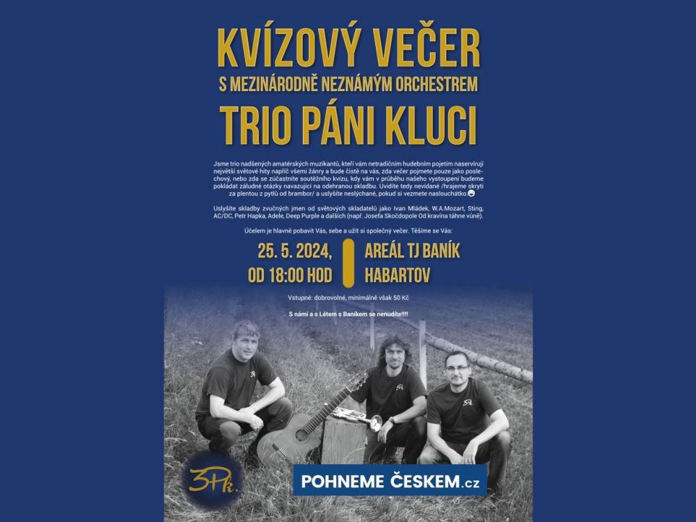 KVÍZOVÝ VEČER S MEZINÁRODNĚ NEZNÁMÝM ORCHESTREM